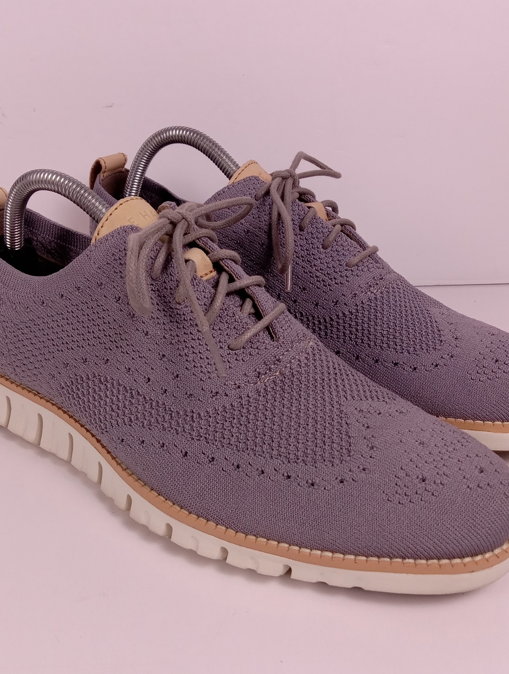 Cole Haan Zerogrand Stitchlite Wingtip Oxfords Ironstone Grey 9 Business Casual
